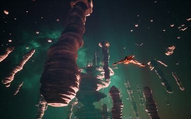 Si te gustaron las auroras boreales, en EVERSPACE 2 vas a verlas desde cerca y armado hasta los dientes