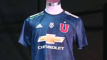 Así es la renovada camiseta de Universidad de Chile