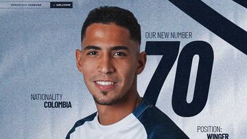 Sebastián Vásquez, nuevo jugador de Vendsyssel FF, club de Blessd en Dinamarca.