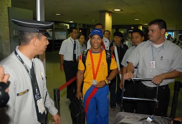 Las diez medallas de Colombia en halterofilia en la historia de los Juegos Olímpicos.