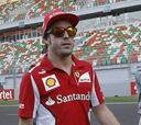 El Rey bromea con chinchetas para Vettel