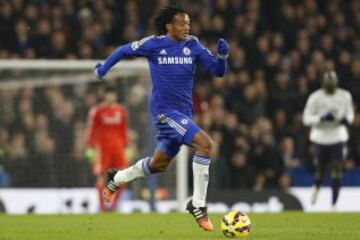 El volante colombiano se devoró cada metro de la cancha del Stamford Bridge.
