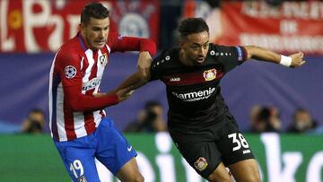 Lucas Hernández contra el Bayer.