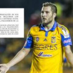 Football Leaks revela contrato de André-Pierre Gignac con Tigres