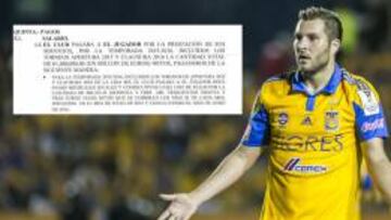 Football Leaks revela contrato de André-Pierre Gignac con Tigres