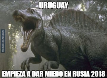 Los memes de la victoria de Uruguay ante Rusia