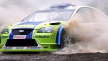 <b>EN UN PAÑUELO.</b> La diferencia entre Marcus Gronholm y Sebastian Loeb es de tan sólo 10,5 segundos.