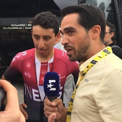 Contador: "Estoy contento de que Colombia tenga su primer Tour"