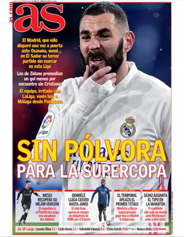 Las portadas de AS de enero