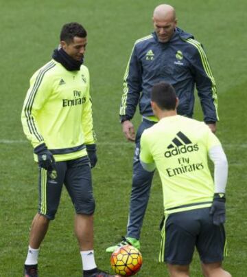 Zinedine Zidane y Cristiano Ronaldo.