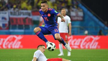 Mateus Uribe destaca en su debut mundialista