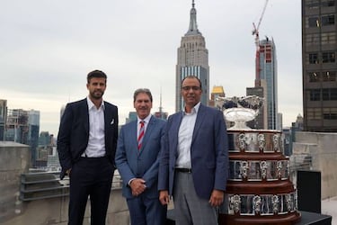 Piqu¨¦: "Nadal es clave para el ¨¦xito de la nueva Copa Davis"