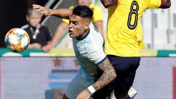 Lautaro Martínez: "Fue una situación de partido"