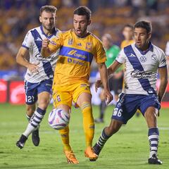 Tigres (1-1) Puebla: resumen, goles y resultado
