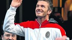 La MLS es reacia a que Beckham siga en Milán