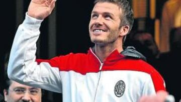 <b>EL DESEADO. </b>Beckham, deseado por el Milán y requerido en EE UU.