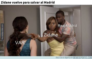 Los mejores memes del regreso de Zidane al Real Madrid