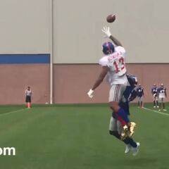 La la barbaridad de recepción de Odell Beckham Jr. en el entreno