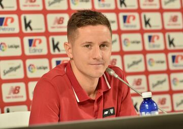 La presentación de Ander Herrera en su vuelta a San Mamés