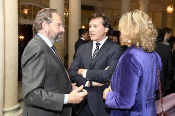 José Ramón Lete con Juan Cantón.