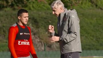 Arsenal le hizo un seguimiento a Alexis en la última práctica