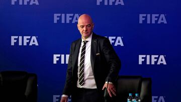 Infantino, presidente de la FIFA.