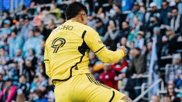 Juan Camilo 'Cucho' Hernández marcó en el empate entre Minessota y Columbus Crew.