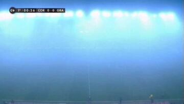 Intensa niebla en el Córdoba-Granada en El Arcángel