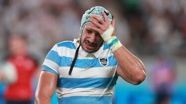 Lavanini, tras su justa expulsión.