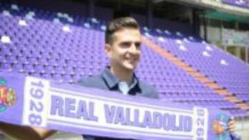 Juan Villar fue presentado en la sala de prensa de Zorrilla