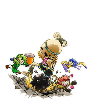 Ilustración - The Legend of Zelda: Tri Force Heroes (3DS)