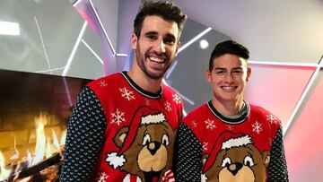 James le pone el toque colombiano a la navidad de Bayern