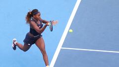 La estadounidense Coco Gauff durante la final con la ucraniana Elina Svitolina.