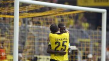 Adrián Ramos, anotó su noveno gol con el Dortmund