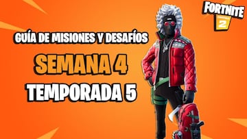 Fortnite Semana 4 Temporada 5: todas las misiones y desafíos; cómo completar y recompensas