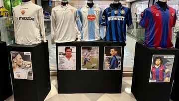 Panorama imperdible para los futboleros: camisetas usadas por Messi, Pelé, Maradona, Ronaldo...