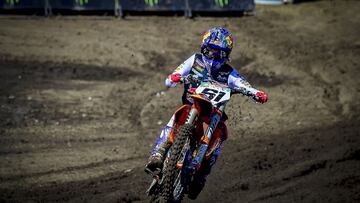 Jorge Prado con la KTM en el pasado GP de los Países Bajos.