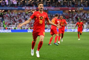 Adnan Januzaj celebra el 0-1. 