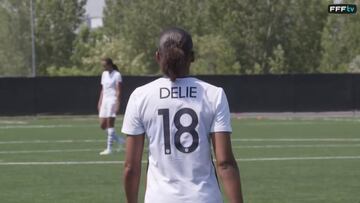 Así se las gasta Delie, la nueva goleadora de la Primera Iberdrola