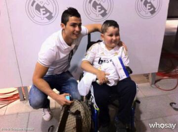 En 2012, el astro portugués decidió pagar el tratamiento experimental para un pequeño fan del Real Madrid con cáncer

