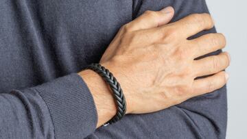 Pulsera de hombre de la marca Lotus fabricada en acero inoxidable y piel