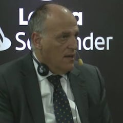 Tebas: "No se ha llegado a la situación en Madrid, ni mucho menos, de suspender El Clásico"