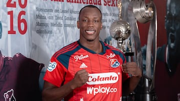 Baldomero Perlaza, nuevo jugador de Independiente Medellín.