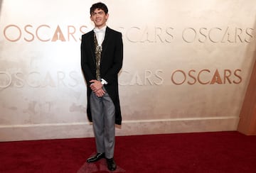 Joe Locke poses during the Oscars arrivals at the 97th Academy Awards. REUTERS/Mario Anzuoni