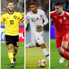 Los pretendidos por el Real Madrid brillan en el parón