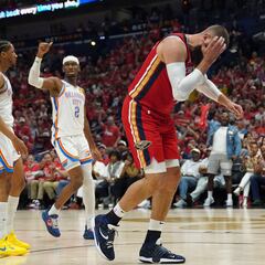 Are the Pelicans eliminated if they lose against the Thunder in game 4 today?