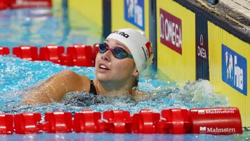 Haughey se mantiene en la mesa de Ledecky y Titmus