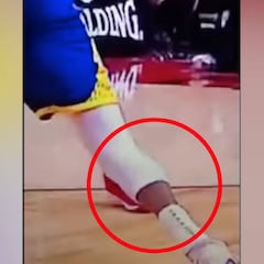 El momento exacto en el que revienta el tendón de Durant y le 'baila' toda la pierna