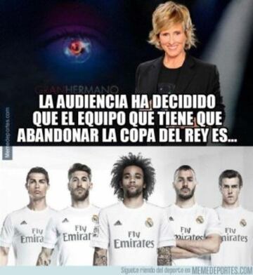 Los 'memes' de la eliminación del Real Madrid en Copa