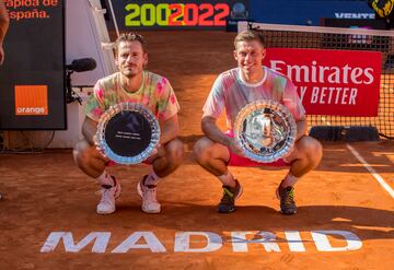 08/05/22
MUTUA MADRID OPEN 2022
WESLEY KOOLHOF - NEAL SKUPSKI -- JUAN SEBASTIAN CABAL - ROBERT FARAH
